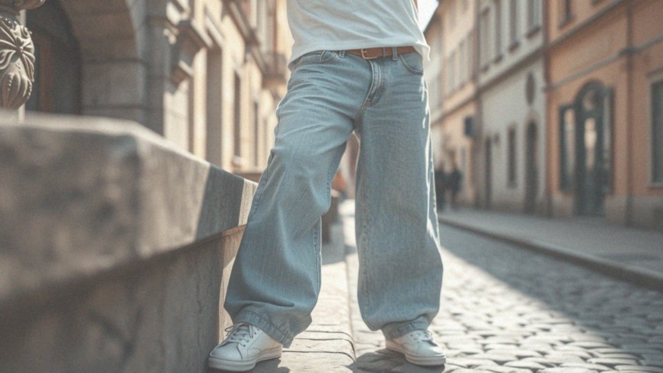 Jak modnie nosić jeansy balloon fit baggy?