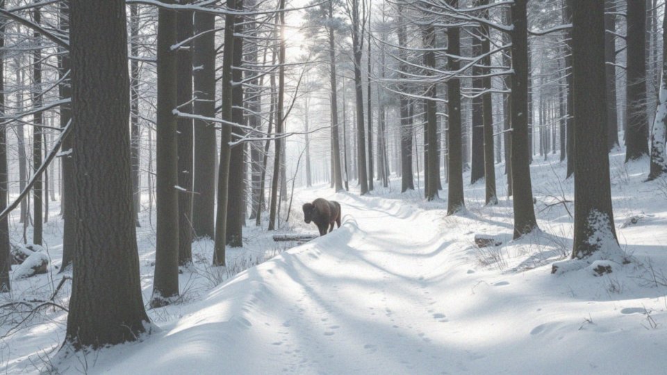Jak wygląda zima w Puszczy Białowieskiej?