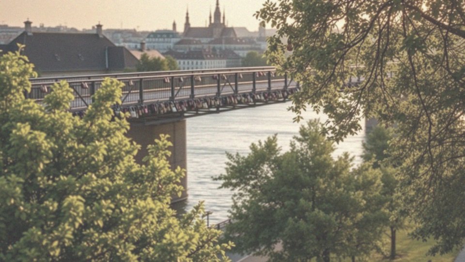 Jakie piękne widoki oferują Kładka Ojca Bernatka i Planty w Krakowie?