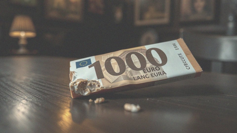 Jakie są właściwości smakowe banknotu 1000 euro?