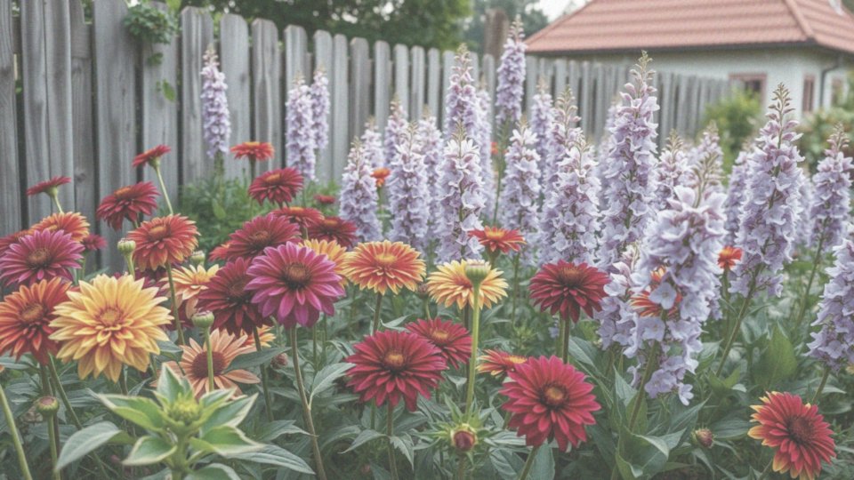 Jakie są propozycje zestawienia floksów z dalie?